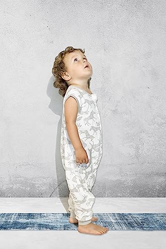 Toddler Sleep Sack for 2t-3t, 0.5 TOG Sleep Sack Baby Wearable Blanket, Toddler Baby Sleep Sack with Feet, Sleeveless Breathable Sleep Sacks for Baby Boys or Girls