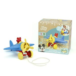 Green Toys Disney Baby Exclusive - Mickey Mouse Airplane Pull Toy