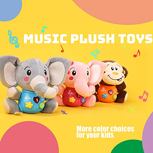 STEAM Life - Baby Toys 3-6 Months, Baby Musical Toys Elephant, Infant Toys 0-6 Months, Elephant Baby Stuff, 3 Month Baby Toys, 4 Month Baby Toys, Newborn Toys 0 3 Months, Toys for Infants 0-6 Months