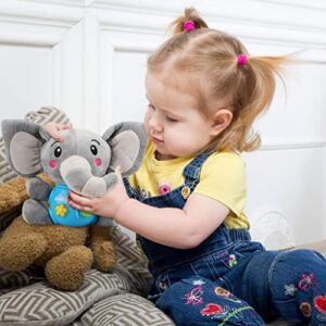 STEAM Life - Baby Toys 3-6 Months, Baby Musical Toys Elephant, Infant Toys 0-6 Months, Elephant Baby Stuff, 3 Month Baby Toys, 4 Month Baby Toys, Newborn Toys 0 3 Months, Toys for Infants 0-6 Months