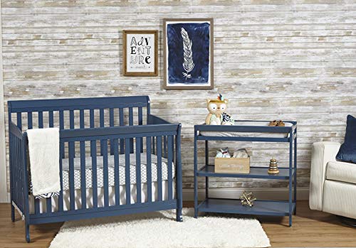 Suite Bebe Riley 4-in-1 Convertible Crib, Navy Blue