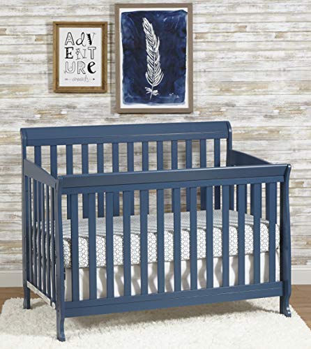 Suite Bebe Riley 4-in-1 Convertible Crib, Navy Blue