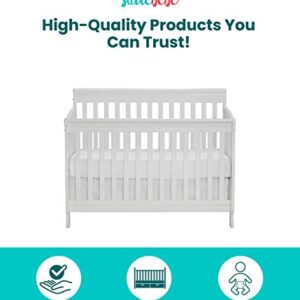 Suite Bebe Riley 4-in-1 Convertible Crib, Navy Blue