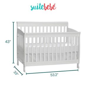 Suite Bebe Riley 4-in-1 Convertible Crib, Navy Blue