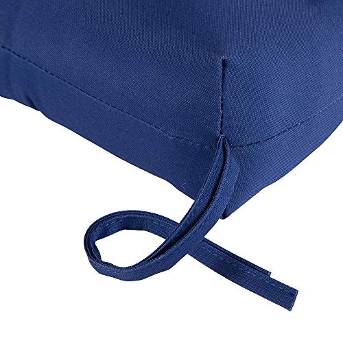 Greendale Home Fashions 44-inch Outdoor Swing/Bench Cushion, 1 Count (Pack of 1), Blue