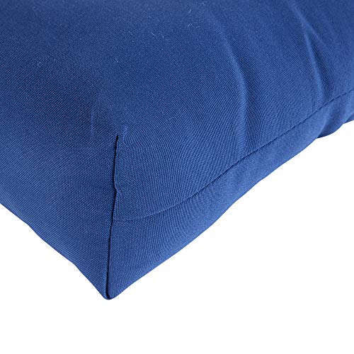 Greendale Home Fashions 44-inch Outdoor Swing/Bench Cushion, 1 Count (Pack of 1), Blue
