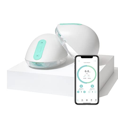 Willow Pump Wearable Double Electric Breast Pump | Willow® 3.0 Smart, Discreet, Hands Free Breast Pump | The Only Leak Proof Wearable Pump