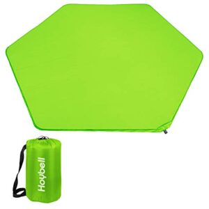 hoybell playpen mattress, compatible with summer pop 'n play playard, self inflatable comfortable with carry case - green