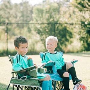 Baby Delight Go with Me Venture Portable Chair | Indoor and Outdoor | Sun Canopy | 3 Child Growth Stages | Moss Bud Green