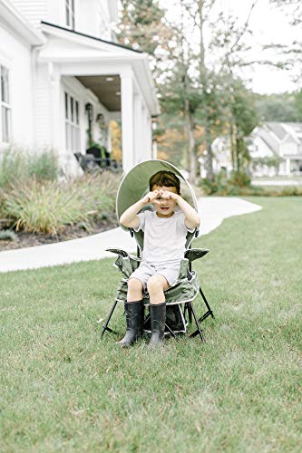 Baby Delight Go with Me Venture Portable Chair | Indoor and Outdoor | Sun Canopy | 3 Child Growth Stages | Moss Bud Green