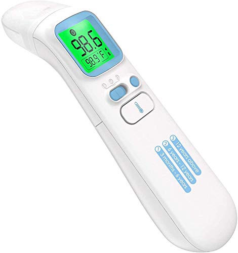 GoodBaby Touchless Thermometer for Adults,Forehead and Ear Thermometer for Fever,Infrared Magnetic Thermometer for Baby Kids Adults Surface and Room