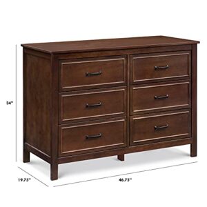 DaVinci Charlie 6-Drawer Double Dresser in Espresso