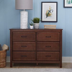 DaVinci Charlie 6-Drawer Double Dresser in Espresso