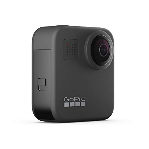 GoPro MAX Waterproof 360 + Traditional Camera with Touch Screen Spherical 5.6K30 HD Video 16.6MP 360 Photos 1080p Live Streaming Stabilization (Renewed)