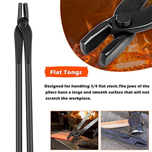 Knife Making Tongs Set 3Pcs Blacksmith Tongs Assembled Knife Making Blacksmith Tools Anvil Forge