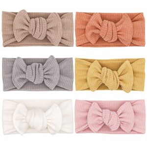 ueesum baby girls headbands with bows infant toddler headwrap hair accessories