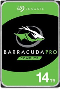 seagate barracuda pro 14tb internal hard drive performance hdd – 3.5 inch sata 6 gb/s 7200 rpm 256mb cache for computer desktop pc (st14000dm001) (renewed)