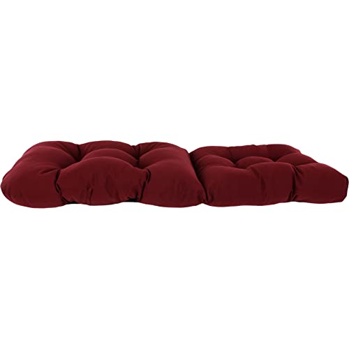 College Covers Indoor/Outdoor Adirondack Patio Seat Cushion, 1 Count (Pack of 1), Burgundy