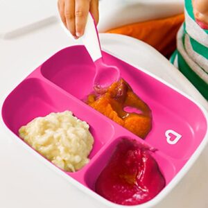 Munchkin® Splash™ Toddler Divided Plate, Pink