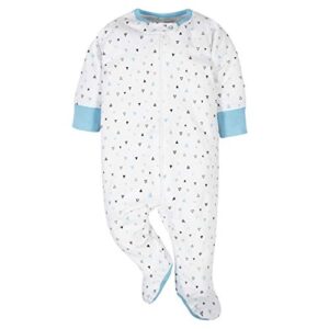 Onesies Brand Baby Boys 4-pack 'N Play Footies And Toddler Sleepers, Blue Elephant, 3-6 Months US