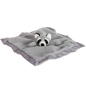 Apricot Lamb Stuffed Animals Raccoon Security Blanket Infant Nursery Character Blanket Luxury Snuggler Plush Baby Lovey(Raccoon, 13 Inches)