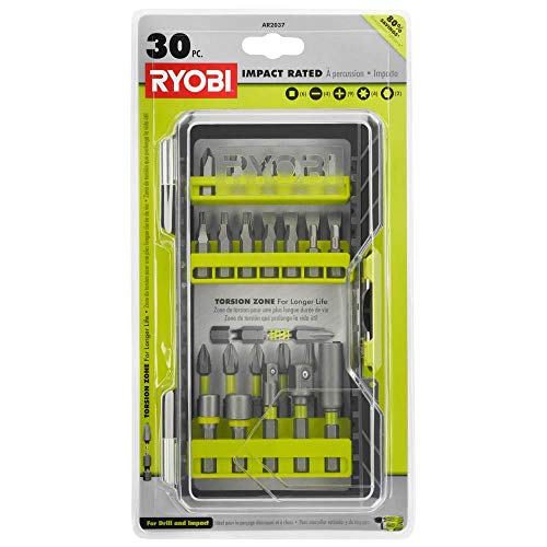 RYOBI AR2037 Impact Rated Driving Kit (30-Piece)