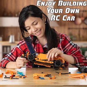 WISEPLAY STEM Projects for Kids Ages 8-12 - 421 pcs RC Car Kits to Build - 10 Year Old Boy & Girl Gift Idea - STEM Building Toys for Boys Age 8-12 - Engineering Toys for Kids 8-10 - Build Your Own Car