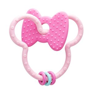 disney baby minnie mouse teething ring toy