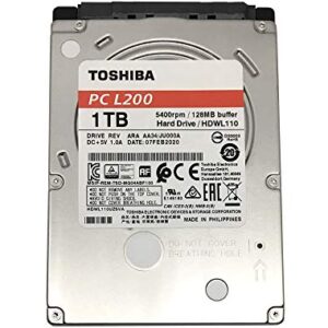 Toshiba 1TB 5400RPM 128MB Cache SATA 6Gb/s (7mm) 2.5in Internal Gaming PS3/PS4 Hard Drive - 3 Year Warranty