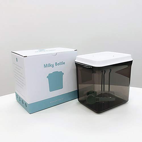 Milky Bottle Milk Powder Formula Dispenser Container with Scraper Airtight 600g 1700ml