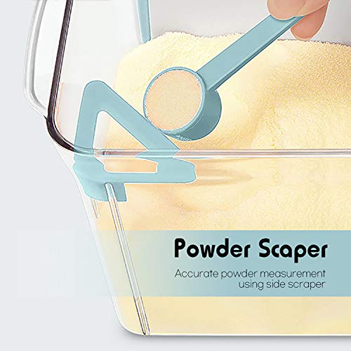 Milky Bottle Milk Powder Formula Dispenser Container with Scraper Airtight 600g 1700ml