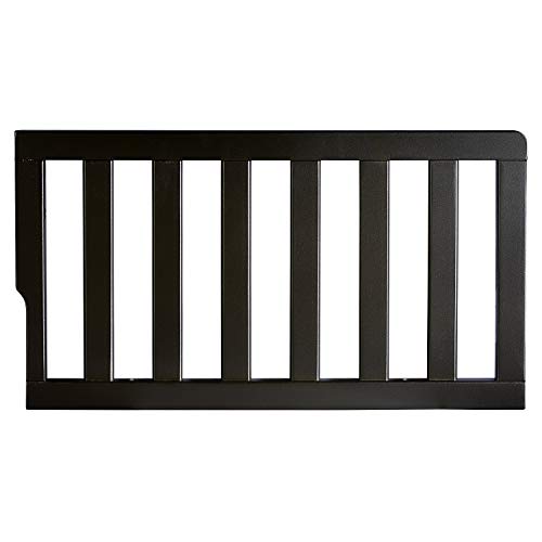 Evolur Loft Art Deco Convertible Crib Toddler Guard Rai, Black