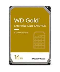 western digital 16tb wd gold enterprise class internal hard drive - 7200 rpm class, sata 6 gb/s, 512 mb cache, 3.5" - wd161kryz