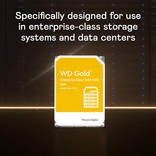 Western Digital 16TB WD Gold Enterprise Class Internal Hard Drive - 7200 RPM Class, SATA 6 Gb/s, 512 MB Cache, 3.5" - WD161KRYZ