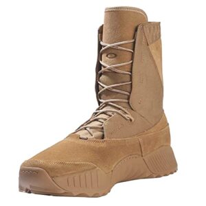 oakley elite assault boot coyote size 9, lace-lock system 8” stack