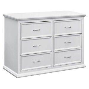 namesake foothill-louis 6-drawer assembled dresser in cloud grey