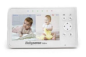 parent unit for split-screen video baby monitor v43