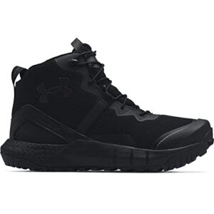 Under Armour mens Micro G Valsetz Mid Military and Tactical Boot, Black (001 Black, 10.5 US