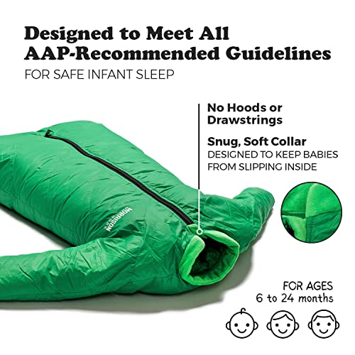 Morrison Outdoors Little Mo 20 Down Baby Sleeping Bag (Moss Green)