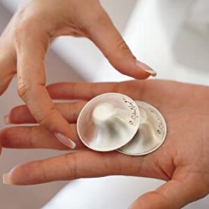 Silver Nursing Cups Nipple Cover Nipple Soother for Newborn Breastfeeding Moms, The Original 925 Silver Nursing Cups