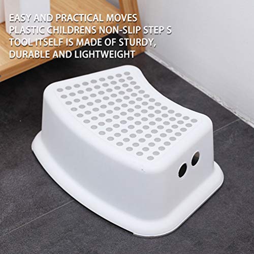 Garneck Portable Stool Toilet Training Step Stool Step Stool Kids Bedroom Potty Training Stool Safety Stools for Kitchen Bathroom Living Room Plastic Stool Toddler Step Stool