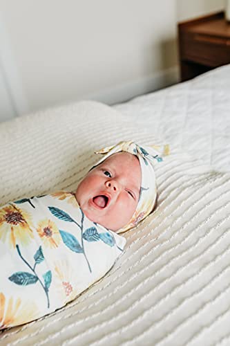 Copper Pearl Large Premium Knit Baby Swaddle Receiving Blanket Sunnie