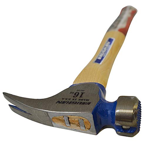 VAUGHAN & BUSHNELL CF4 16-oz Milled Face California Framer Framing Hammer, 14" Hickory Handle