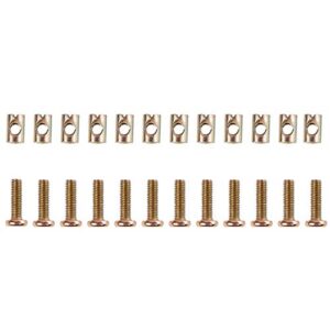 crib screws and bolts crib parts replacements for baby bed cot bunk furniture m6 barrel nuts crib bolts 25mm