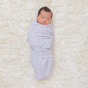 Comfy Cubs Muslin Swaddle Blankets Neutral Receiving Blanket Swaddling, Wrap for Boys and Girls, Baby Essentials, Registry & Gift (Grey)