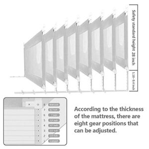 3 Sides Bed Rails for Toddlers Extra Long Twin Full Queen King Size Baby Infants Safety Guardrail with Reinforce Anchor Safety System