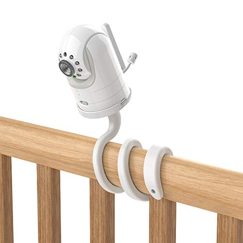 Aobelieve Flexible Mount for Infant Optics DXR-8 and DXR-8 Pro Baby Monitor,720p, White