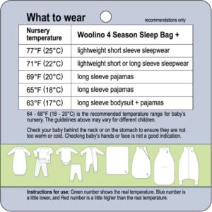 Woolino Toddler Sleeping Sack, 4 Season, Merino Wool, Baby Sleep Bag, 2-4 Years, Star Gray