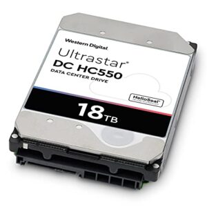 WD Ultrastar DC HC550 18TB 7200RPM 3.5" SATA Hard Drive WUH721818ALE6L4