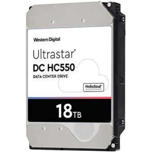 WD Ultrastar DC HC550 18TB 7200RPM 3.5" SATA Hard Drive WUH721818ALE6L4